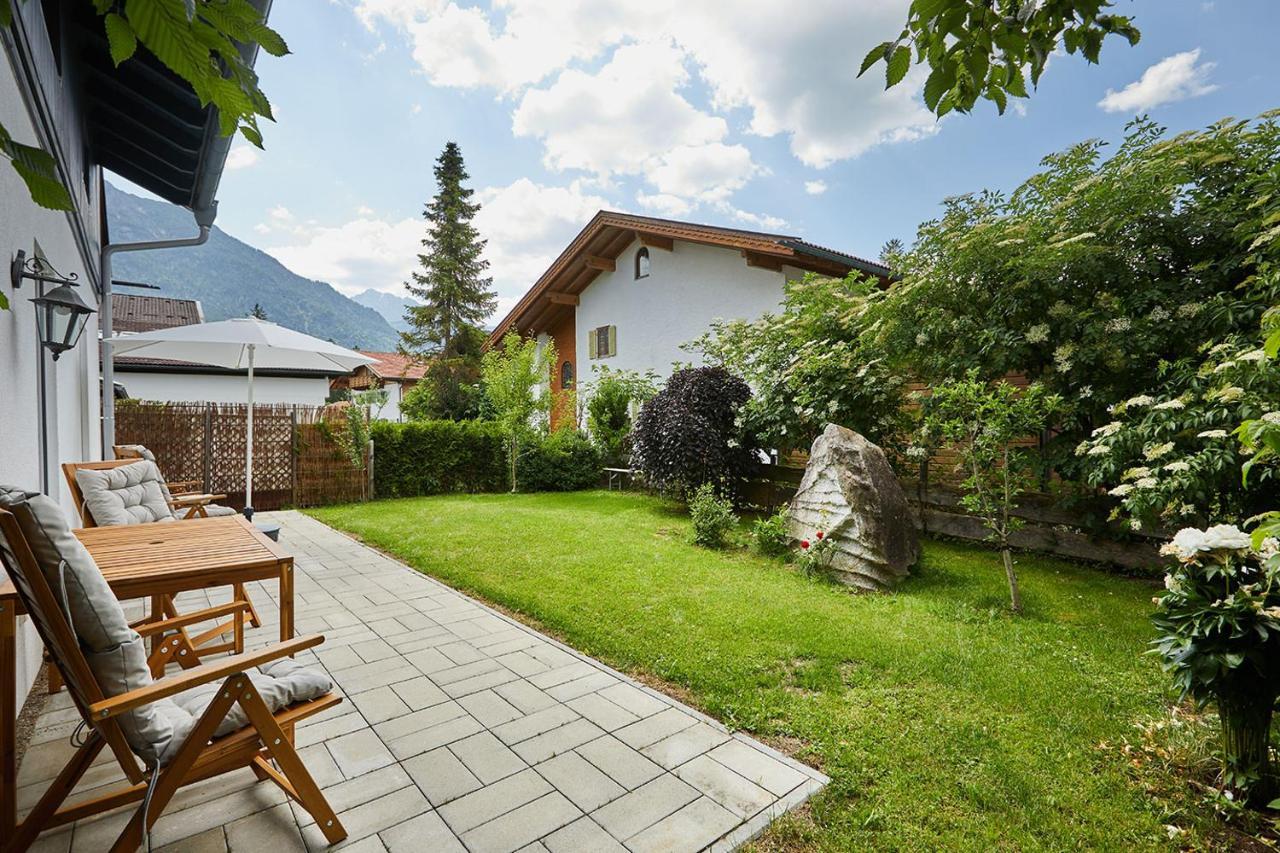 Ferienwohnung Zum Steingarten Krun Luaran gambar